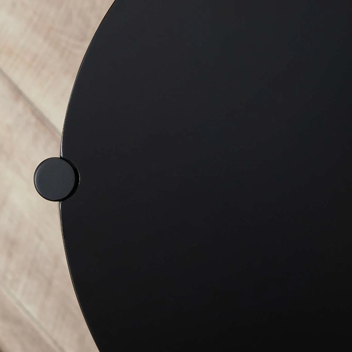 Akari Side Table - Black Mocka