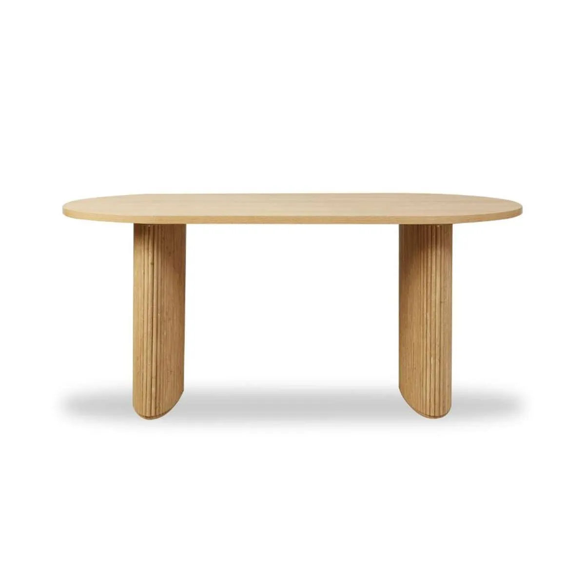 Amara Six Seater Dining Table - Natural Mocka