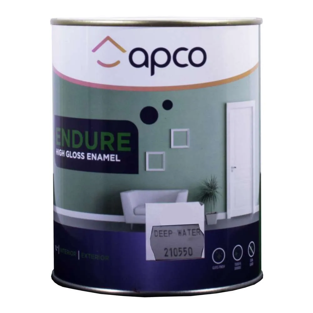 Apco Endure Gloss Enamel Deep Water 1L