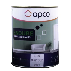 Apco Endure Gloss Enamel Extra Bright Base 1L