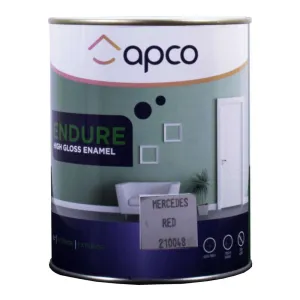 Apco Endure Gloss Enamel Mercedes Red 1L