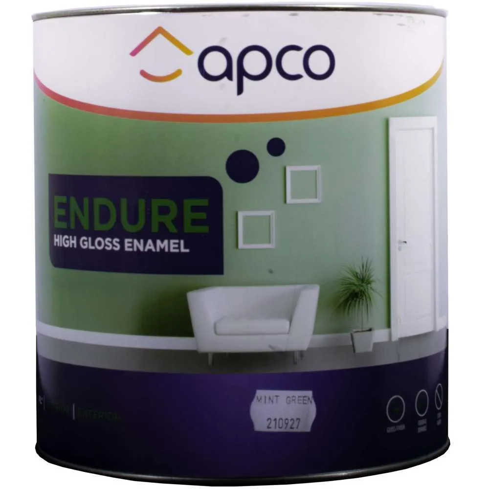 Apco Endure Gloss Enamel Mint Green 4L
