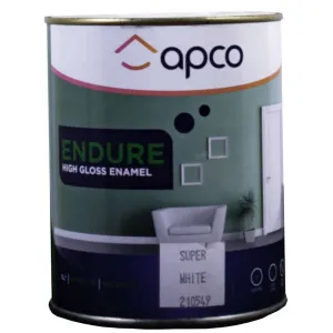 Apco Endure Gloss Enamel White 1L