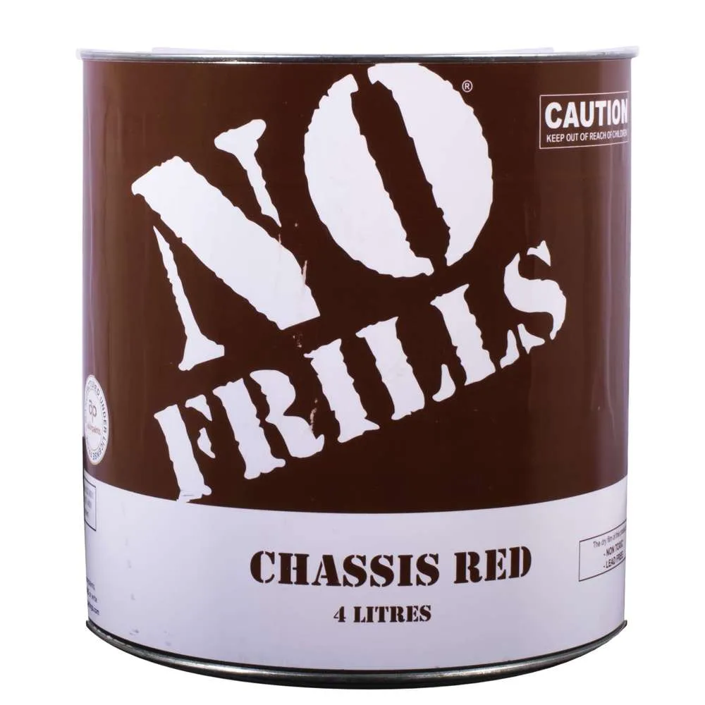 Apco No Frills Matt Enamel Chasis Red 4L