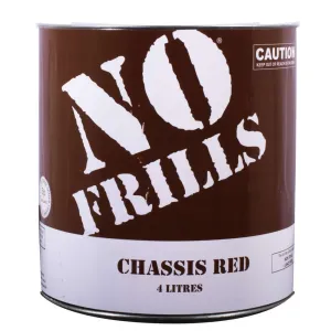 Apco No Frills Matt Enamel Chasis Red 4L