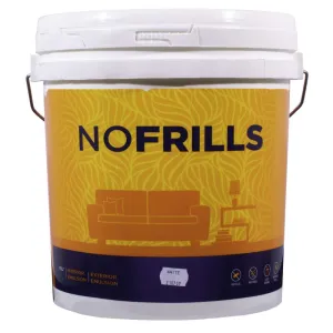Apco No Frills Semi Gloss Acrylic White 10L **