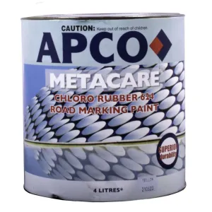 Apco Road Marking Golden Yellow 4L