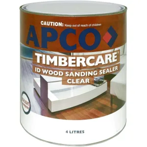 Apco Timbercare Instant Dry Sanding SealerClear Spray 4L