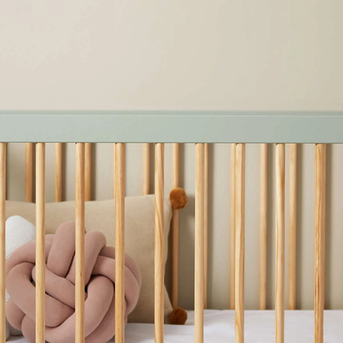 Aspen Classic Cot - Sage/Natural Mocka