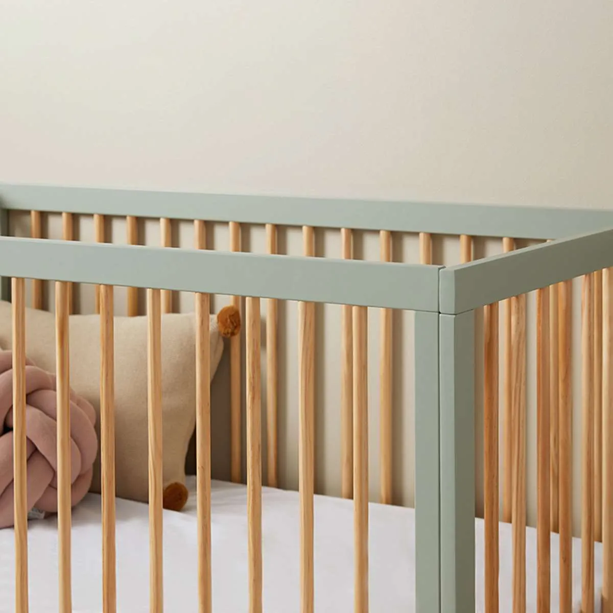 Aspen Classic Cot - Sage/Natural Mocka