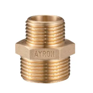 Ayron Brass Hex Reducing Nipple 20 x 15mm