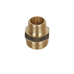 Brass Hex Nipple 20 x 15mm