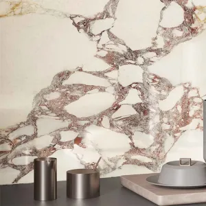 Breccia Medicea Marble Effect Porcelain Tile 60x120cm Matt