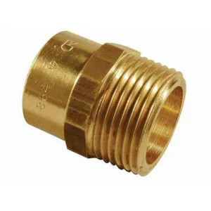 Copper Male Connector 22mm x 3/4"