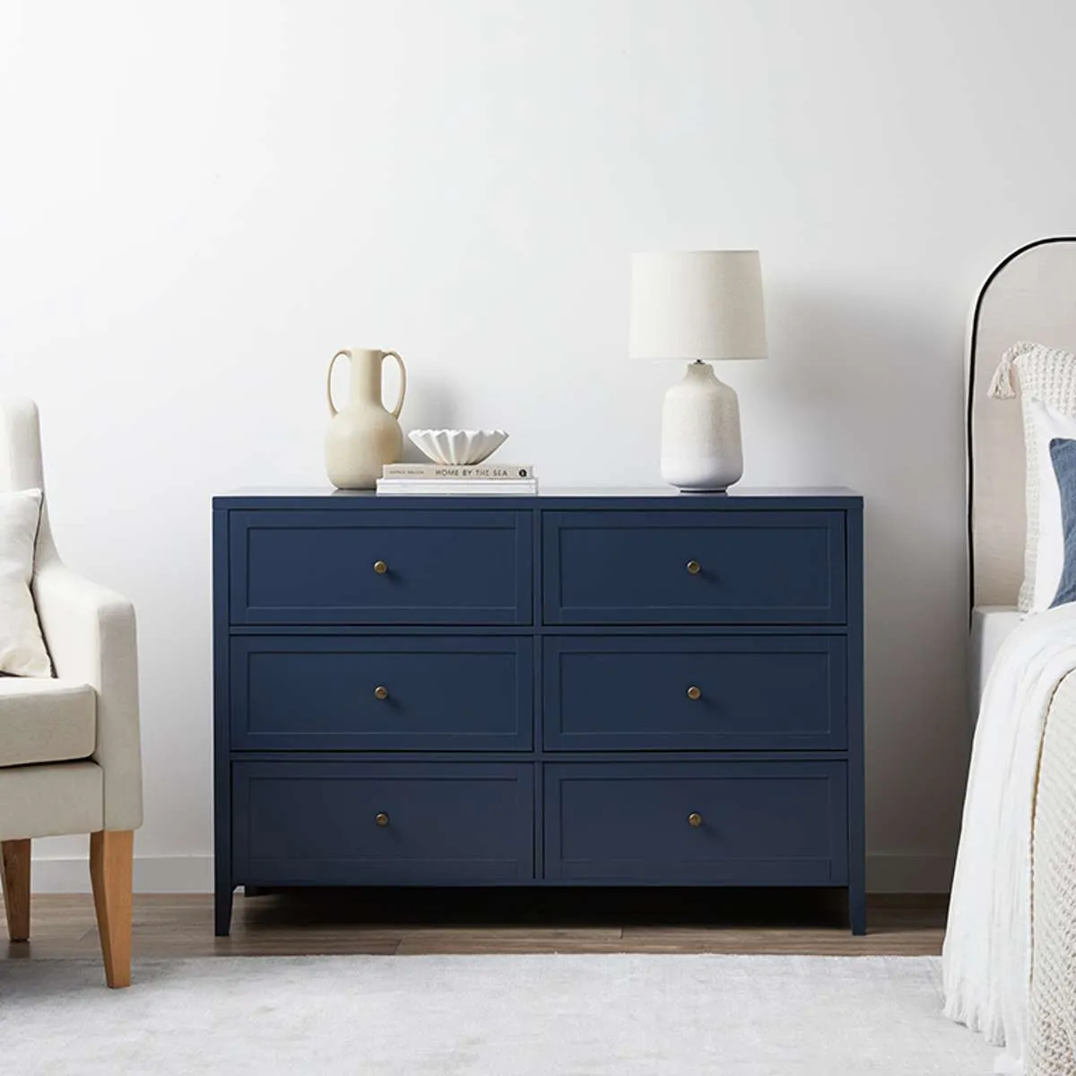 Cove Six Drawer - Midnight Bundle Mocka