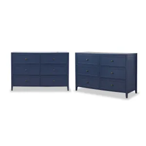 Cove Six Drawer - Midnight Bundle Mocka