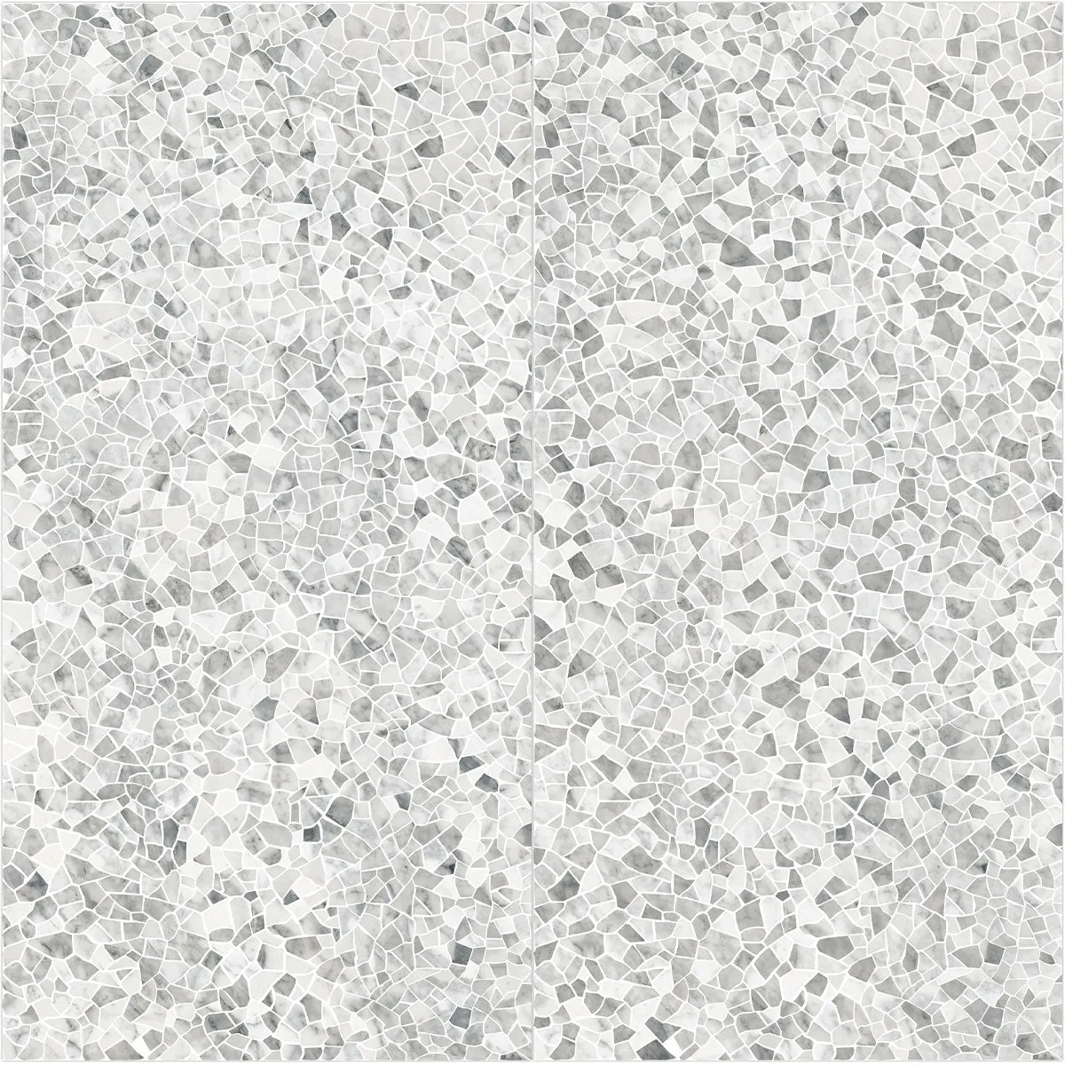 Deluxe Calacatta Cervaiole Terrazzo Effect Porcelain Tile 60x120cm Gloss