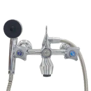 Doe Arrowline Bath Mixer Wall Mounted Hand Shower CP
