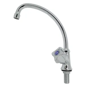 Doe Arrowline Sink Tap Pillar Mounted CP