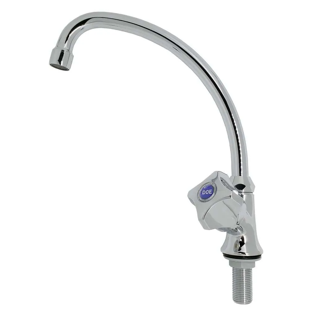 Doe Arrowline Sink Tap Pillar Mounted CP