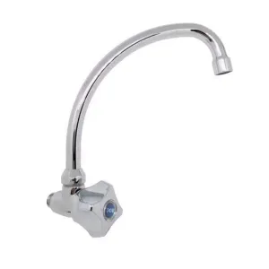 Doe Arrowline Sink Tap Wall Mounted CP