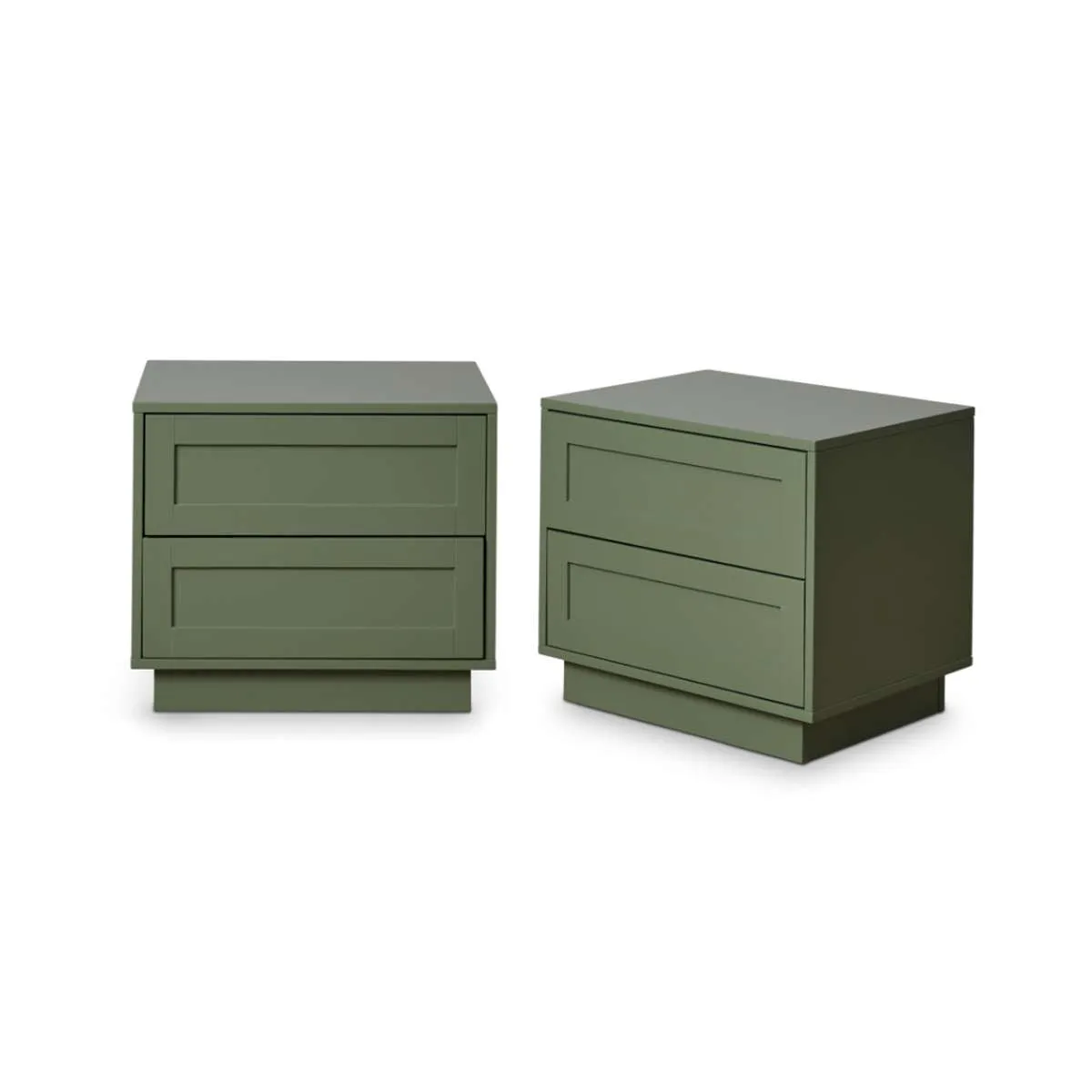Eros Bedside Table - Sage Green Bundle Mocka