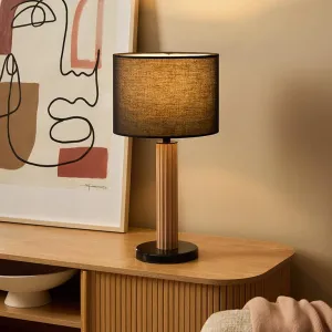 Eve Black Marble Base Table Lamp Mocka