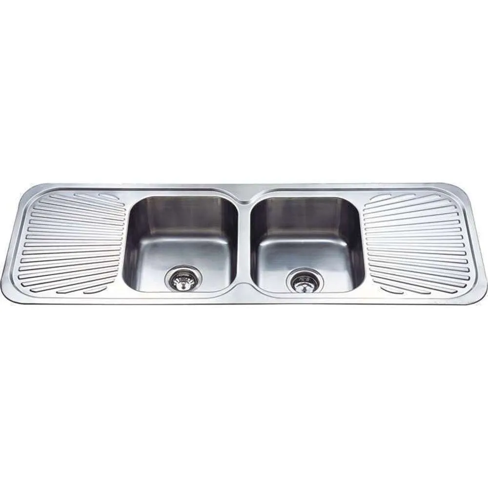 Evia Kitchen Sink Double Bowl 2S-Drainer (1380 x 480 x 170)