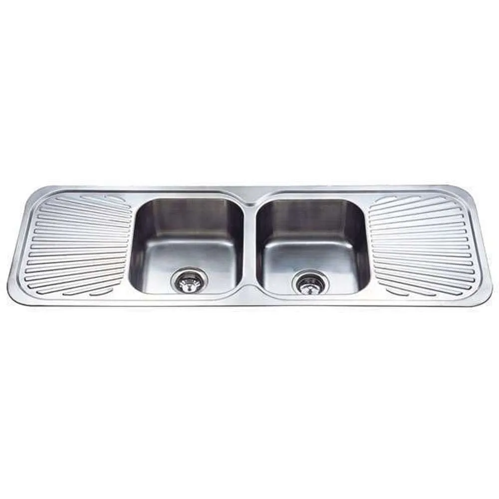 Evia Kitchen Sink Double Bowl 2S-Drainer (1380 x 480 x 170)