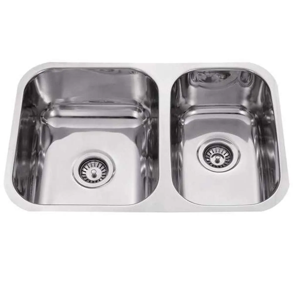 Evia Kitchen Sink Double Bowl w/o Drainer (820 x 500 x 180)