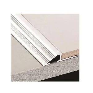 Evia Tile Trim 10mm x 2.5M Aluminium Transition Matte Silver