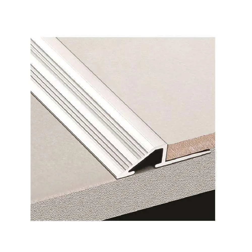 Evia Tile Trim 10mm x 2.5M Aluminium Transition Matte Silver