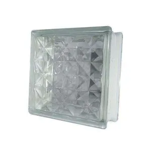 Glass Block 190 x 190 x 80mm (Jewel Clear)