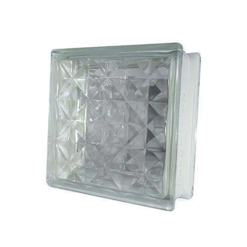 Glass Block 190 x 190 x 80mm (Jewel Clear)