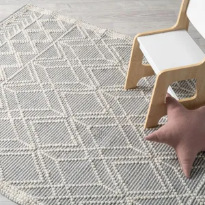 Greta Floor Rug - Natural/Grey - Medium Mocka