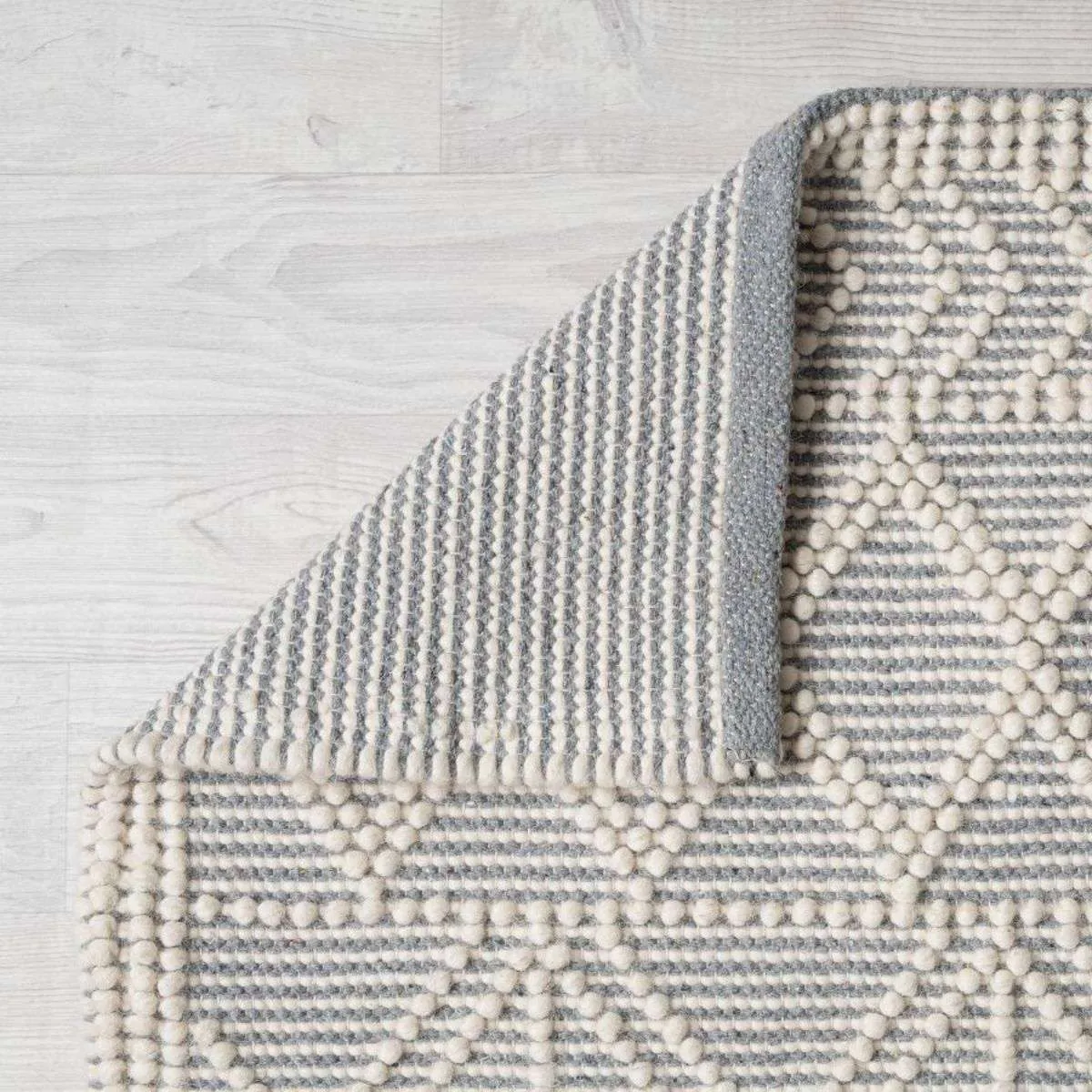 Greta Floor Rug - Natural/Grey - Medium Mocka