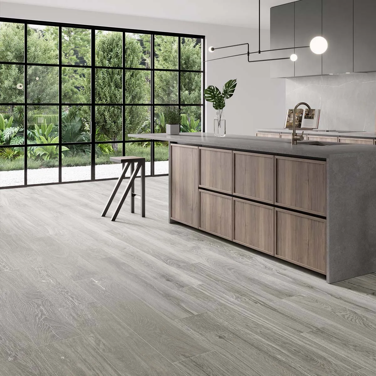 Grow Dolphin Wood Effect Porcelain Tile 24x151cm Matte