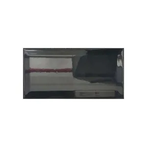 Hallsun Wall Tile 200x100 #B1208-B Ceramic Black Gloss (70pc/1.4sqm Ctn)
