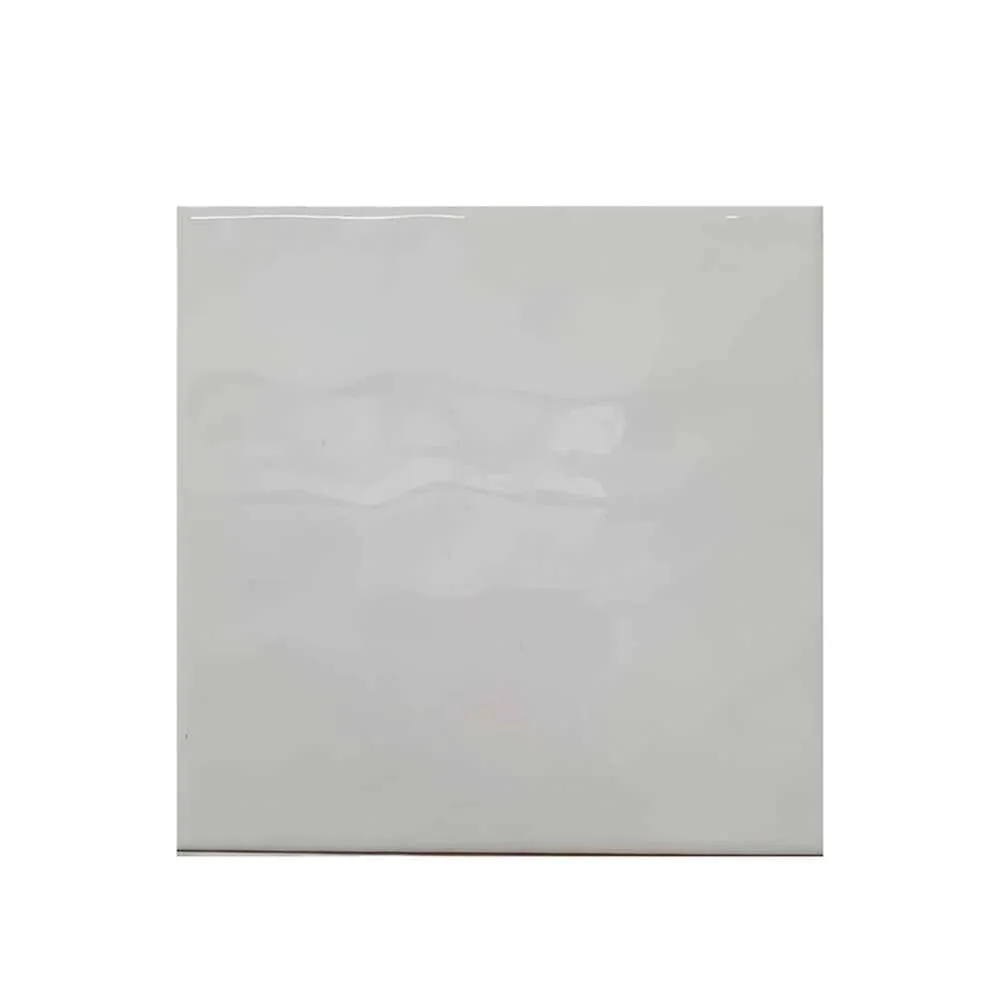 Hallsun Wall Tile 300x200 Ceramic Ripple White Gloss (25pc/1.5sqm Ctn)