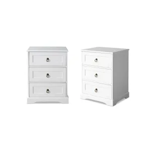 Hamptons Bedside Table Bundle Mocka