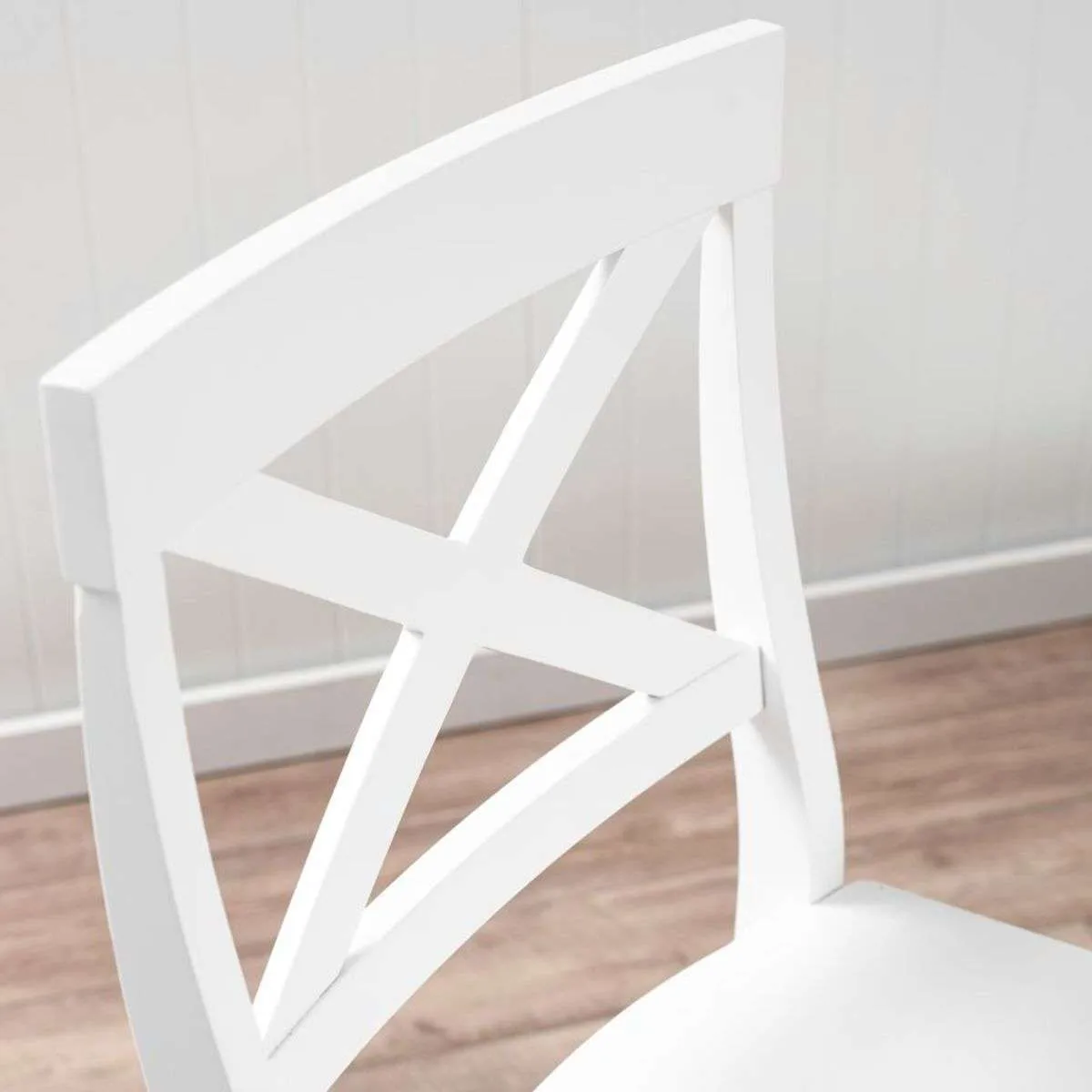 Hamptons Dining Chair - White Mocka