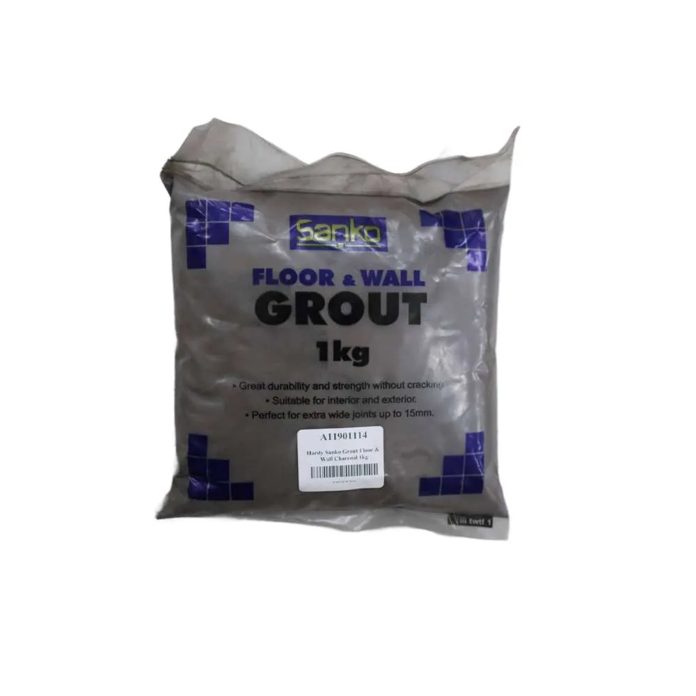 Hardy Sanko Grout Floor & Wall Charcoal 1kg