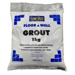 Hardy Sanko Grout Floor & Wall White 1kg