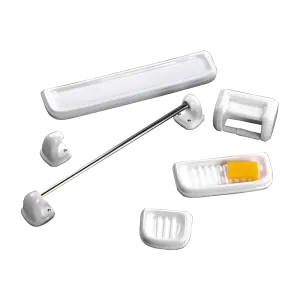 Inox Bathroom Accessories 6pcs Set
