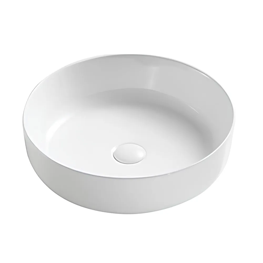 Inox Delta Counter Basin 450 Round White