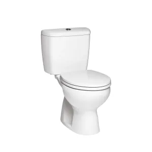 Inox Delta Toilet Suite S-Trap White 220mm
