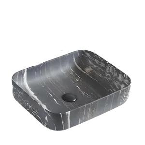 Inox Marb Basin Rect 500 Black