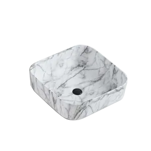 Inox Marb Basin SQ 395 White