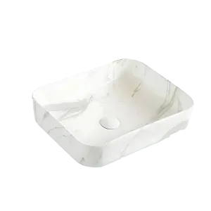 Inox Marb Basin SQ 500 White