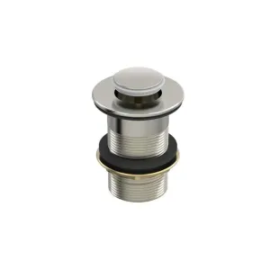 Inox Pop Up Waste 32 x 78mm Brass-CP